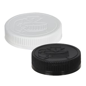 Child-Resistant Polypropylene Caps with F217 Liners
