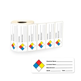 Chemical Write-On Labels