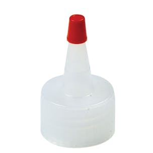Natural Yorker Spout Caps with Regular Red Tips