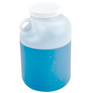Wide Mouth Natural HDPE Handled Jug with Cap