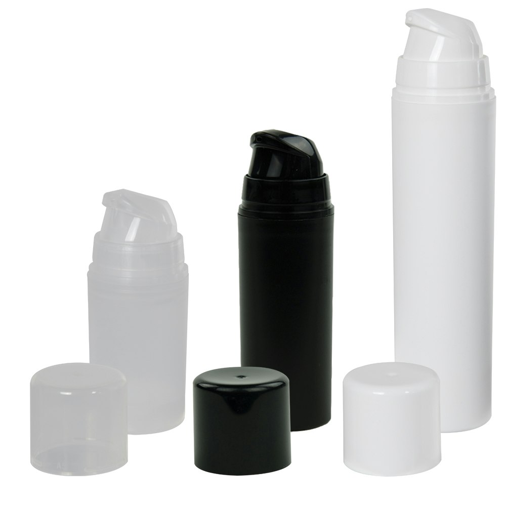 Mini Pearl Airless Dispensers with Caps