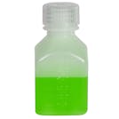 2 oz./60mL Nalgene™ Narrow Mouth Polyethylene Square Bottle with 24mm Cap
