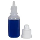 15mL Boston Round Natural Bottle with Dropper & Child Resistant Cap