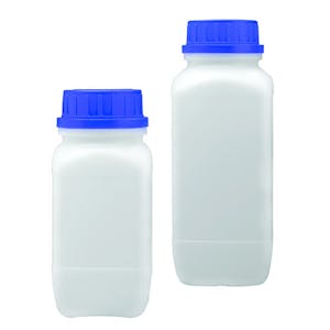 Wide Mouth Square Bottles
