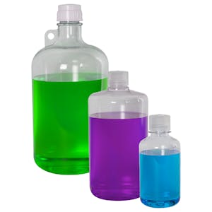 Thermo Scientific™ Nalgene™ Narrow Mouth Polycarbonate Bottles with Caps