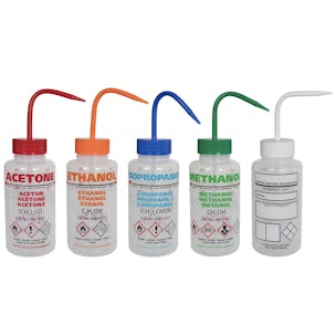 Azlon® Multi-Lingual Wash Bottles