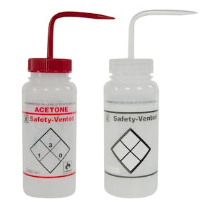 Scienceware® Safety Vented® Labeled Wash Bottles