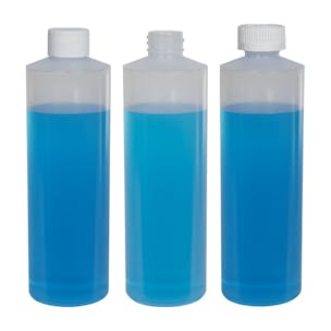 LDPE Cylindrical Bottles & Caps