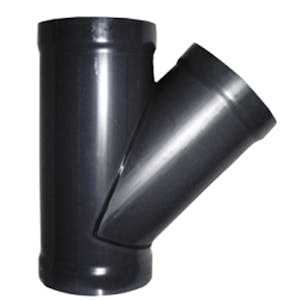 PVC Duct 45° Wyes