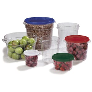 StorPlus™ Clear Polycarbonate Round Containers