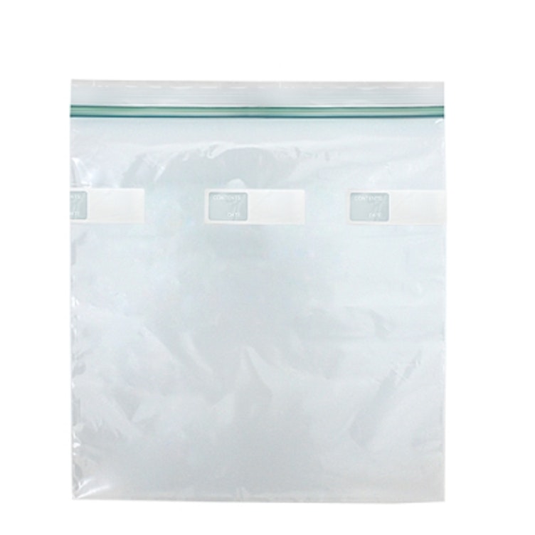13" W x 15.5" L x 1.75 mil Jumbo 2 Gallon Storage Minigrip® ColorZip™ Bags