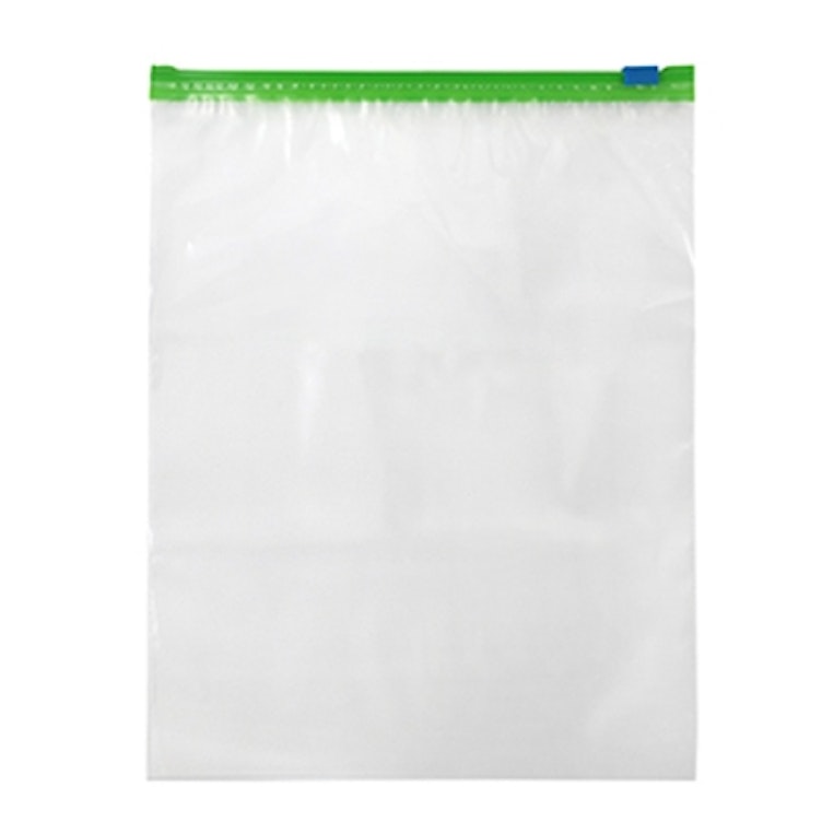 16 x 12 - 3 Mil Slide-Seal Reclosable White Block Poly Bags