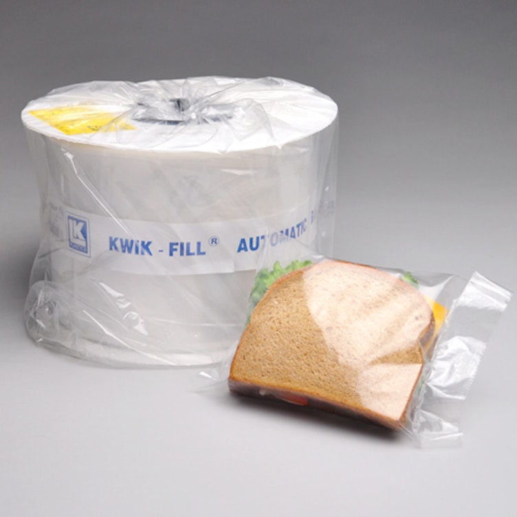 6" x 8" x 1.4 mil  Tuf-R® Kwik-Fill® Bags with Vertical Perforation