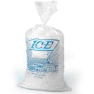 9" x 18" x 1.2 mil 5 lbs. LDPE Imprinted "ICE" Bags