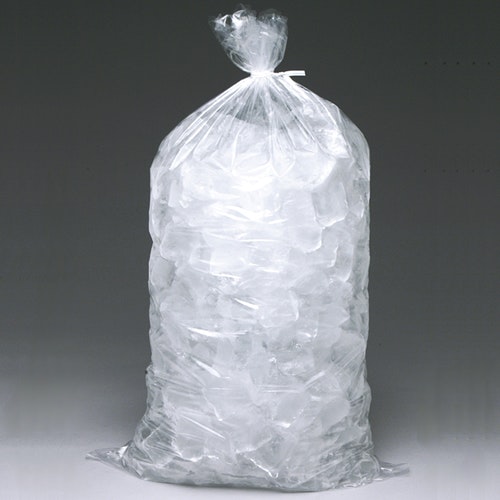 12" x 21" x 1.2 mil 10 lbs. LDPE/MET Ice Bags