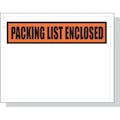 7" x 5.5" Packing List Enclosed Panel Face