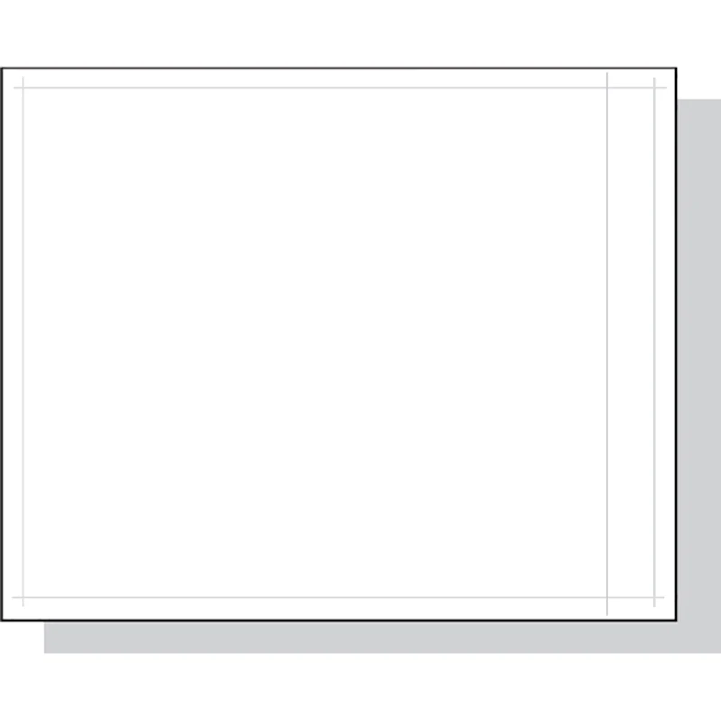 5.5” W x 4.5” L x 2 mil Clear Face Envelope - Case of 1000