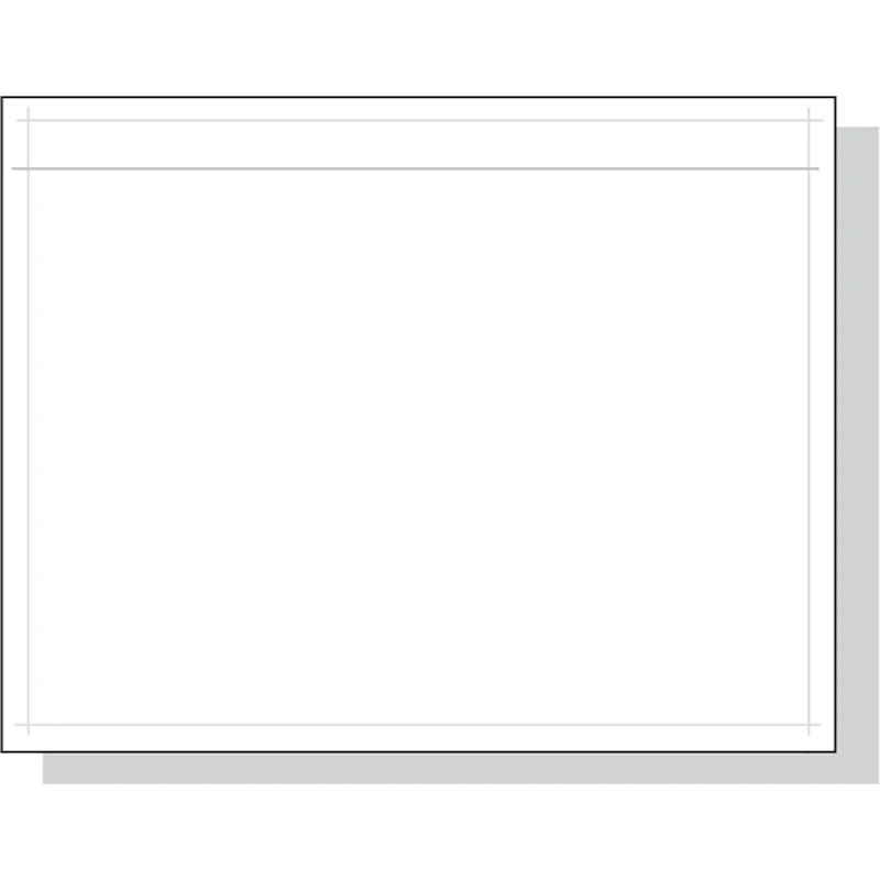 5.5” W x 7” L x 2 mil Clear Face Envelope - Case of 1000