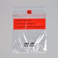 8" x 10" x 1.75mil Lab-Loc® Specimen Bags with Removable Biohazard Symbol- Clear