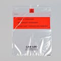 12" x 15" x 2mil Lab-Loc® Specimen Bags with Removable Biohazard Symbol- Clear