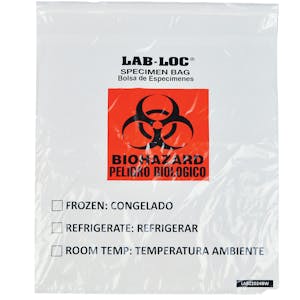 20" x 24" x 2mil Lab-Loc® Large Specimen Bags
