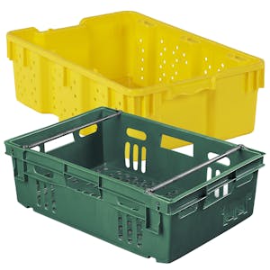 LEWISBins+® Stack-N-Nest Ventilated Agricultural Containers