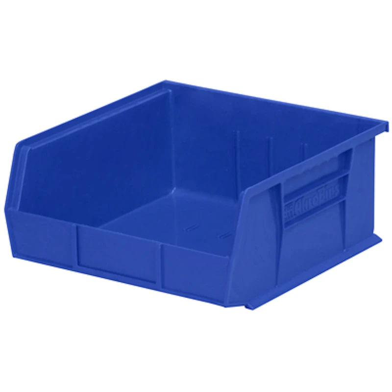 10-7/8" L x 11" W x 5" Hgt. OD Blue Storage Bin