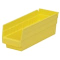 Yellow Akro-Mils® Shelf Bin - 11-5/8" L x 4-1/8" W x 4" Hgt.
