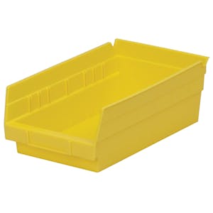 Yellow Akro-Mils® Shelf Bin - 11-5/8" L x 6-5/8" W x 4" Hgt.