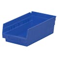 Blue Akro-Mils® Shelf Bin - 11-5/8" L x 6-5/8" W x 4" Hgt.