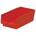 Red Akro-Mils® Shelf Bin - 11-5/8" L x 6-5/8" W x 4" Hgt.