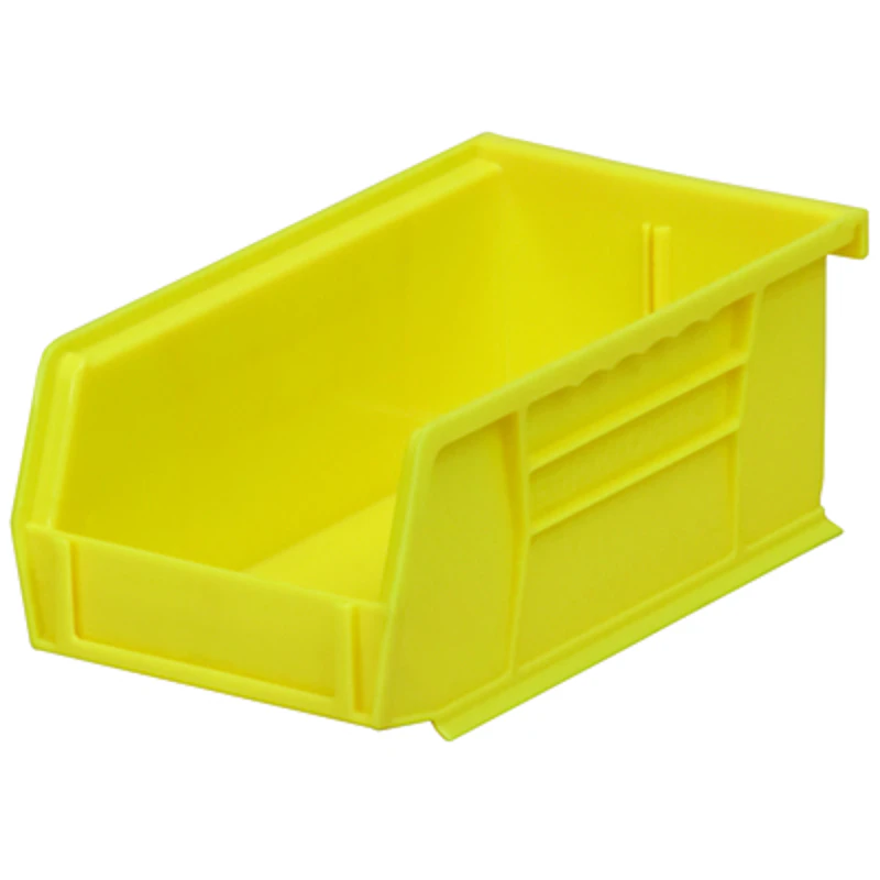 7-3/8" L x 4-1/8" W x 3" Hgt. OD Yellow Storage Bin
