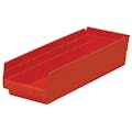 Red Akro-Mils® Shelf Bin - 17-7/8" L x 6-5/8" W x 4" Hgt.