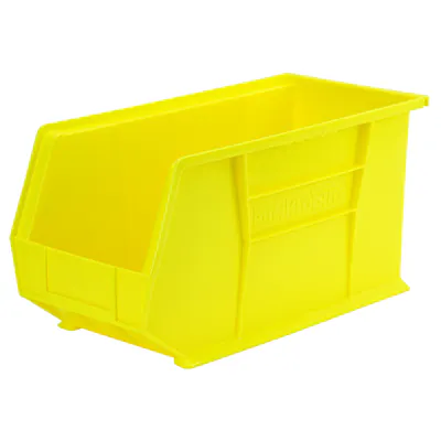 18" L x 8-1/4" W x 9" Hgt. OD Yellow Storage Bin * Not designed for hanging system.