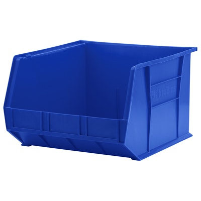 18" L x 16-1/2" W x 11" Hgt. OD Blue Storage Bin  *Not designed for hanging systems.
