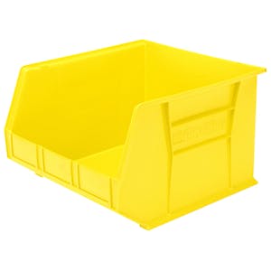 18" L x 16-1/2" W x 11" Hgt. OD Yellow Storage Bin  *Not designed for hanging systems.