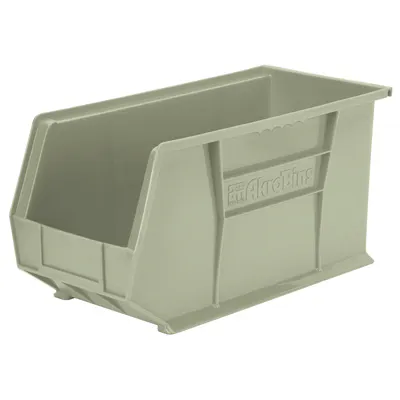 18" L x 8-1/4" W x 9" Hgt. OD Stone Storage Bin *Not designed for hanging systems.