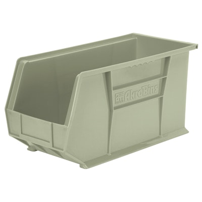 18" L x 8-1/4" W x 9" Hgt. OD Stone Storage Bin *Not designed for hanging systems.