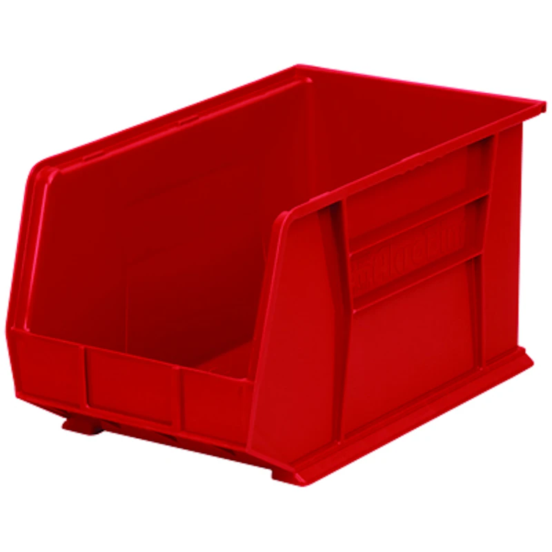 18" L x 11" W x 10" Hgt. OD Red Storage Bin