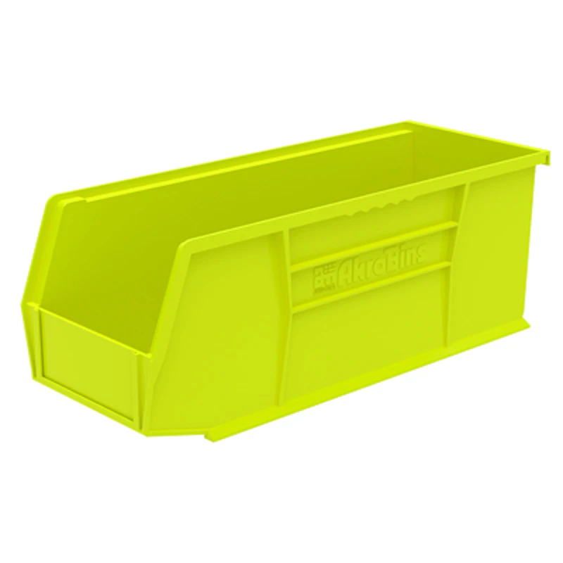 10-7/8" L x 4-1/8" W x 4" Hgt. OD Yellow Storage Bin