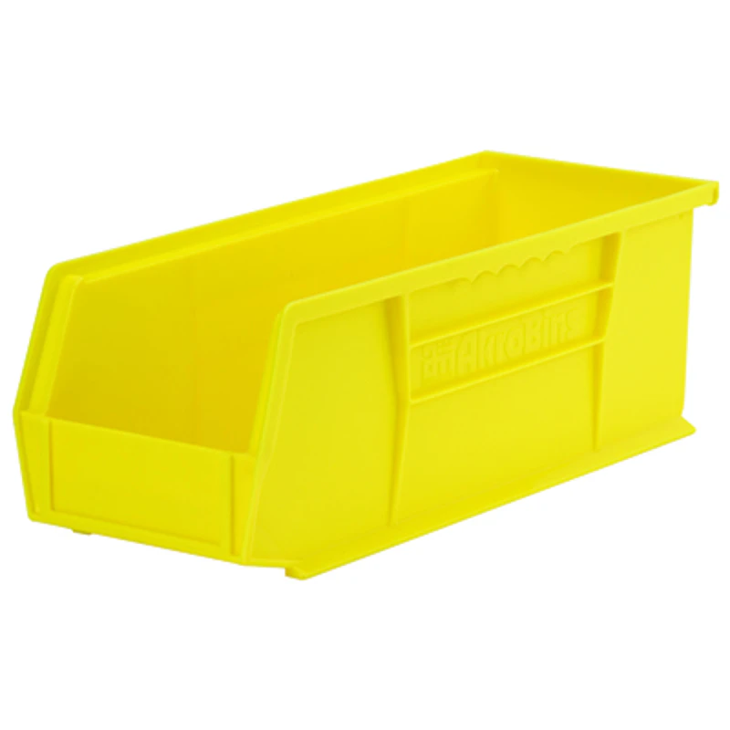 14-3/4" L x 5-1/2" W x 5" Hgt. OD Yellow Storage Bin