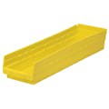 Yellow Akro-Mils® Shelf Bin - 23-5/8" L x 6-5/8" W x 4" Hgt.