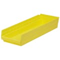 Yellow Akro-Mils® Shelf Bin - 23-5/8" L x 8-3/8" W x 4" Hgt.
