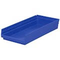 Blue Akro-Mils® Shelf Bin - 23-5/8" L x 11-1/8" W x 4" Hgt.