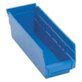 Blue Quantum® Economy Shelf Bin - 11-5/8" L x 4-1/8" W x 4" Hgt.