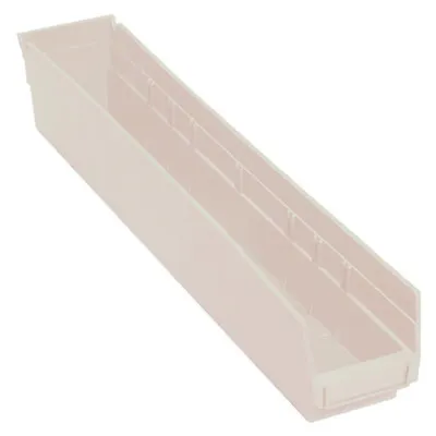 Ivory Quantum® Economy Shelf Bin - 23-5/8" L x 4-1/8" W x 4" Hgt.