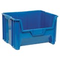 15-1/4" L x 19-7/8" W x 12-7/16" Hgt. Blue Quantum® Giant Stack Container