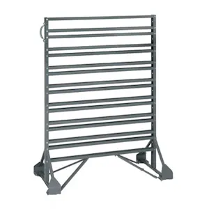 Double Sided Rack Only with 24 Rails | U.S. Plastic Corp.