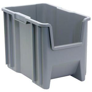 17-1/2" L x 10-7/8" W x 12-1/2" Hgt. Gray Quantum® Giant Stack Container