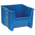 17-1/2" L x 16-1/2" W x 12-1/2" Hgt. Blue Quantum® Giant Stack Container